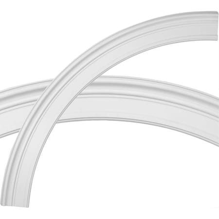 Ekena Millwork 70 1/2"OD x 61 3/8"ID x 5"W x 1 5/8"P Bedford Ceiling Ring (1/4 of complete circle) CR70BE